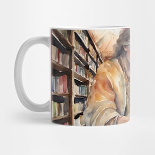 Retro Library Mug